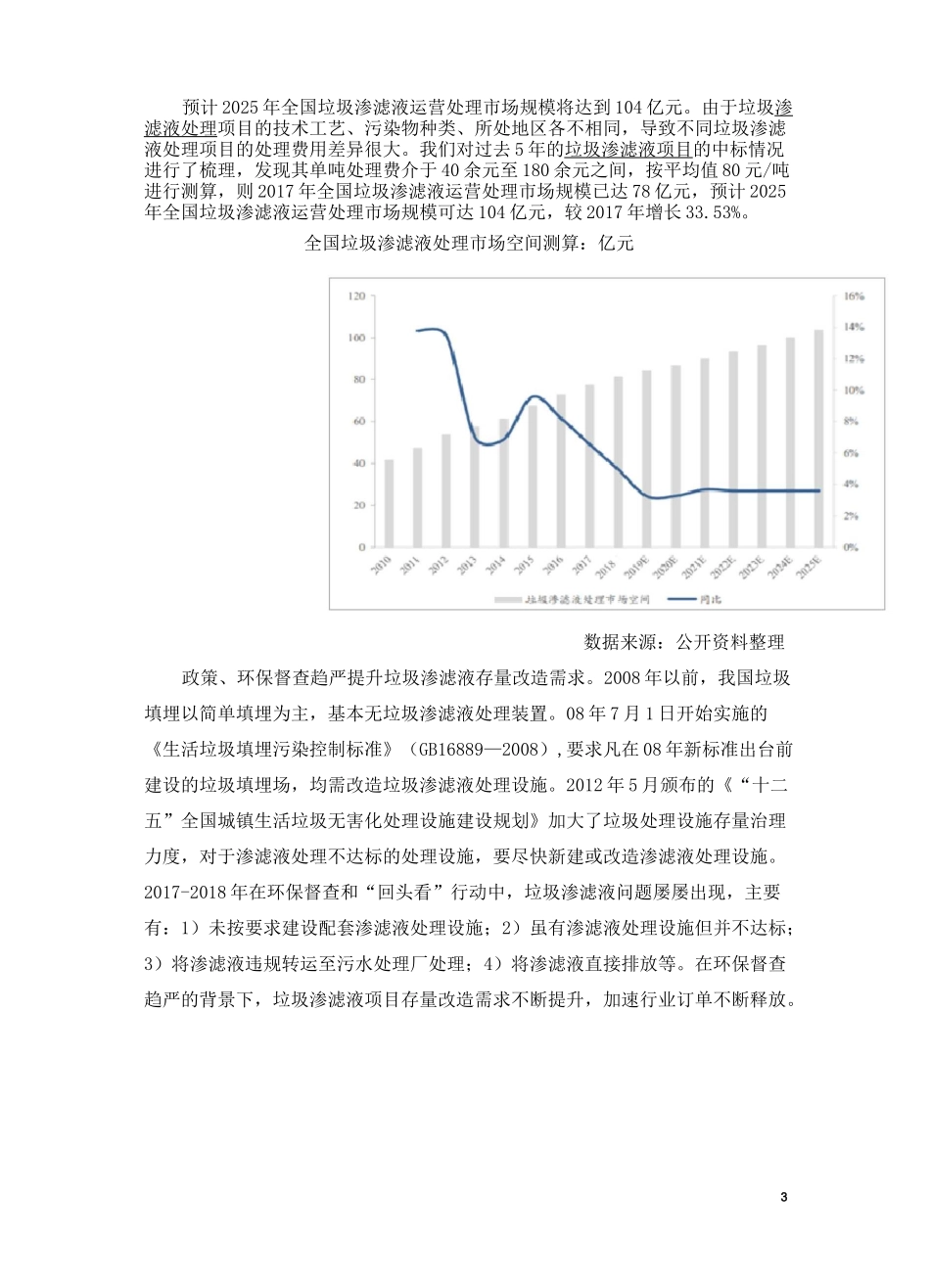 2020年中国垃圾渗滤液处理行业市场发展空间及未来发展_第3页