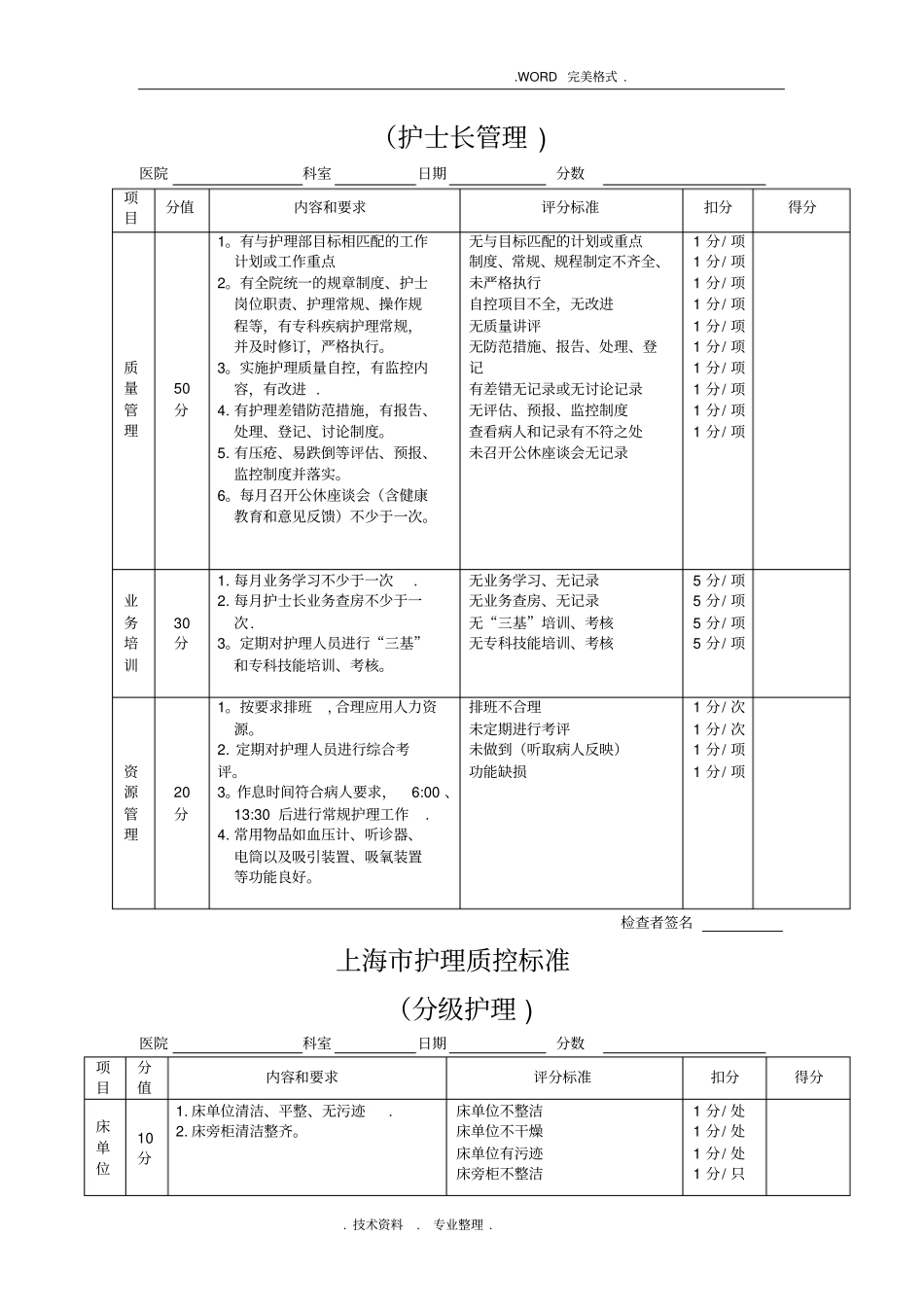 护理质控检查表52729_第2页