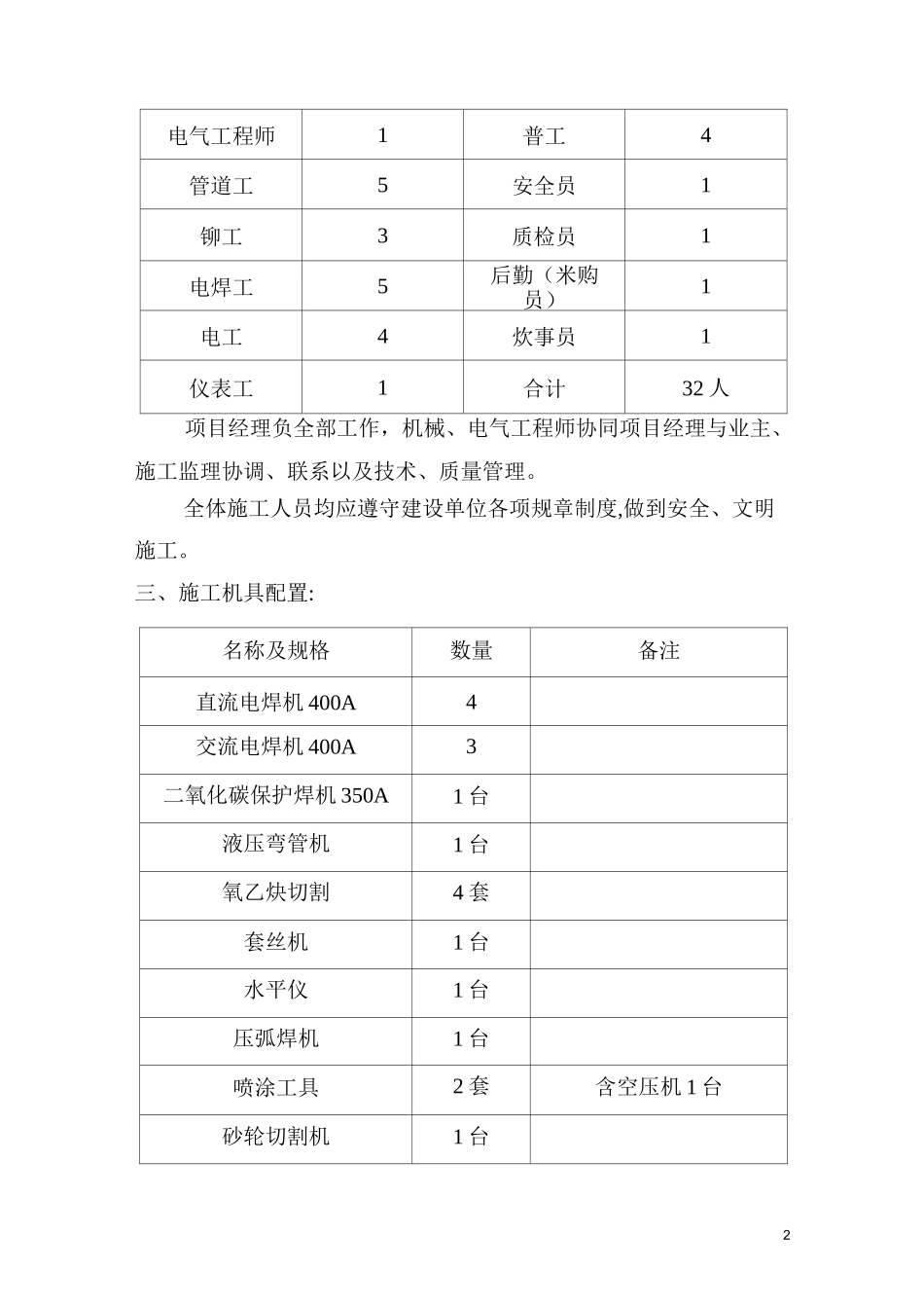 水厂设备安装施工工艺_第2页