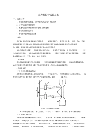 拉力机拉伸测试试验方案