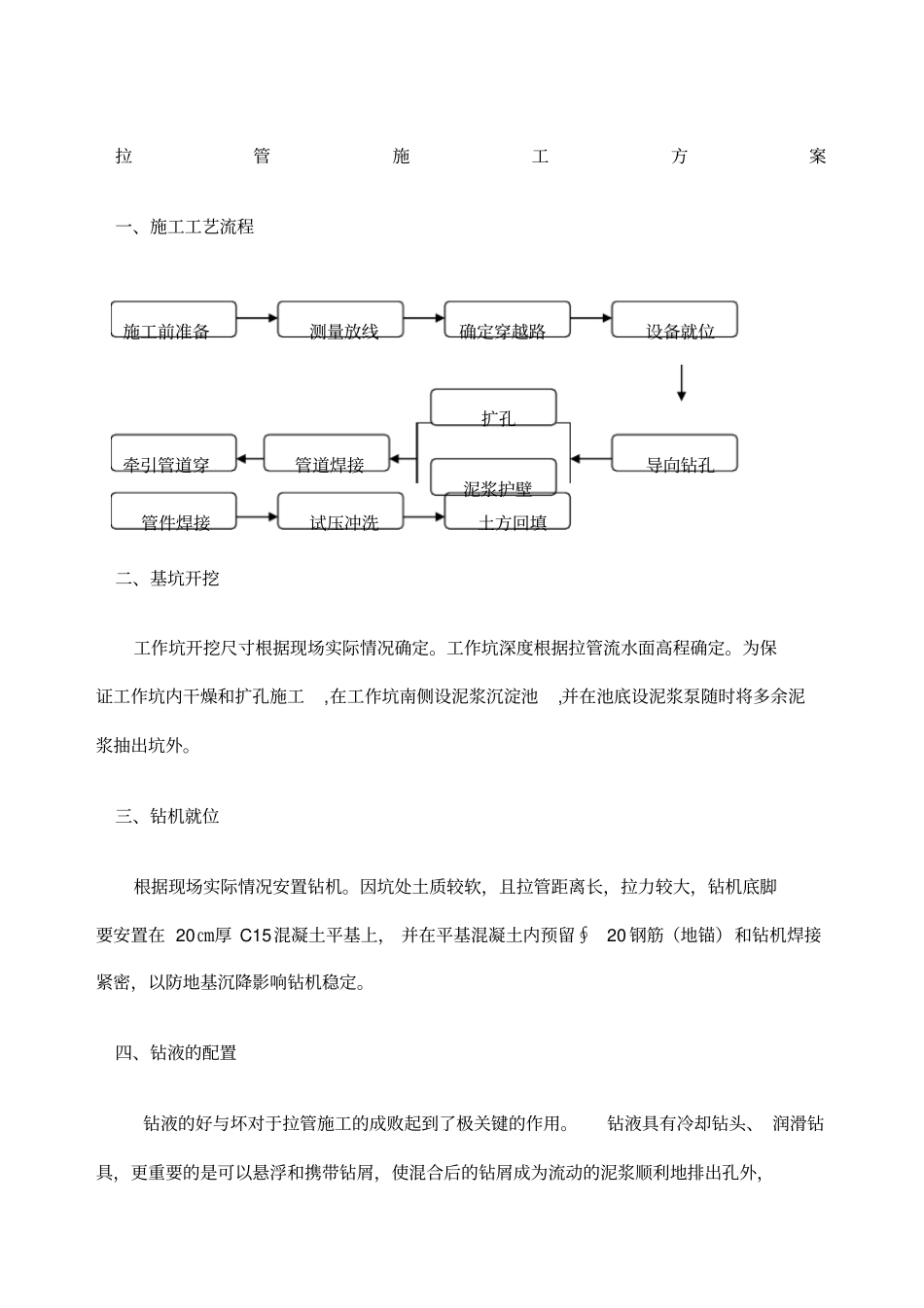 拉管施工方案_第1页