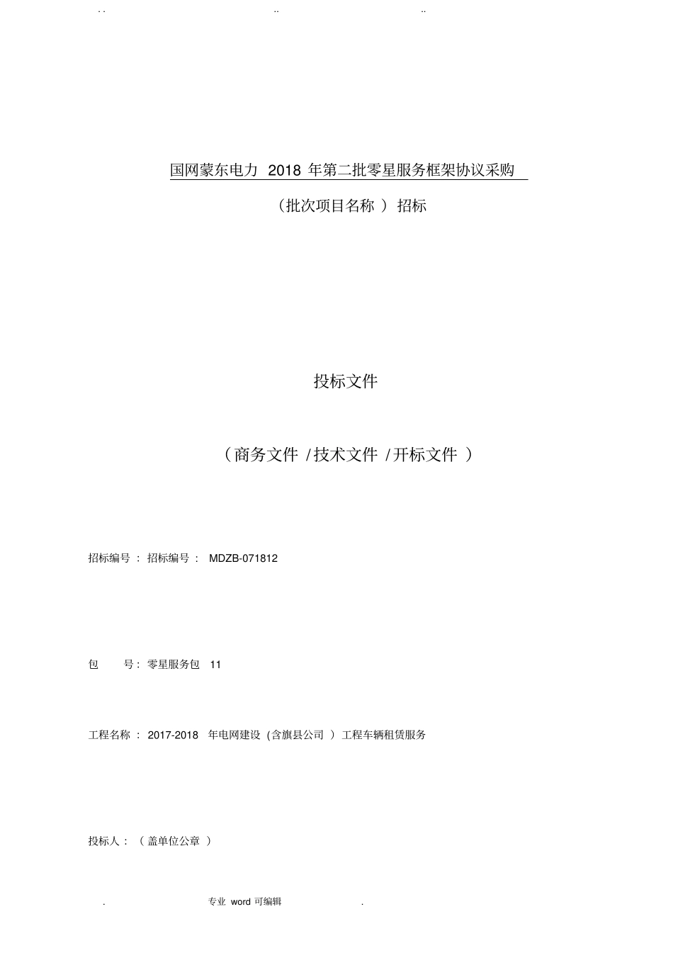 招投标文件模板_第1页