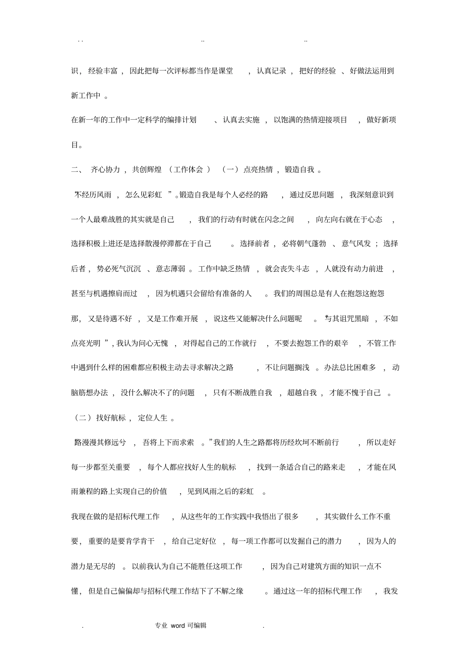 招标代理述职述廉报告_第2页