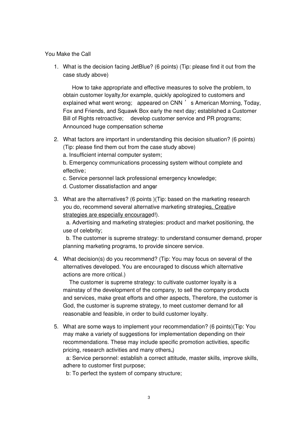 捷蓝的场营销分析案例英文版_第3页