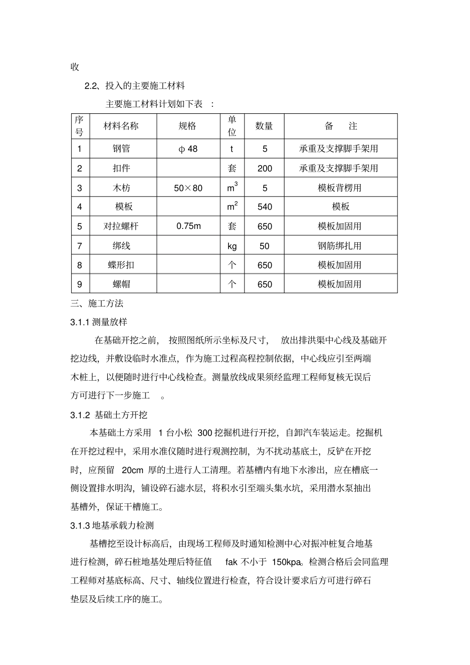 排洪渠施工技术交底_第2页
