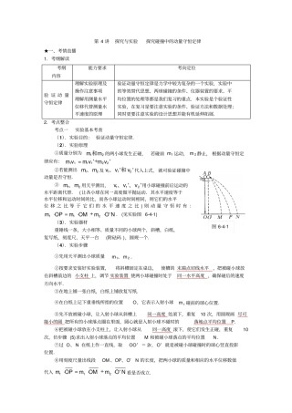探究与试验探究碰撞中的动量守恒定律