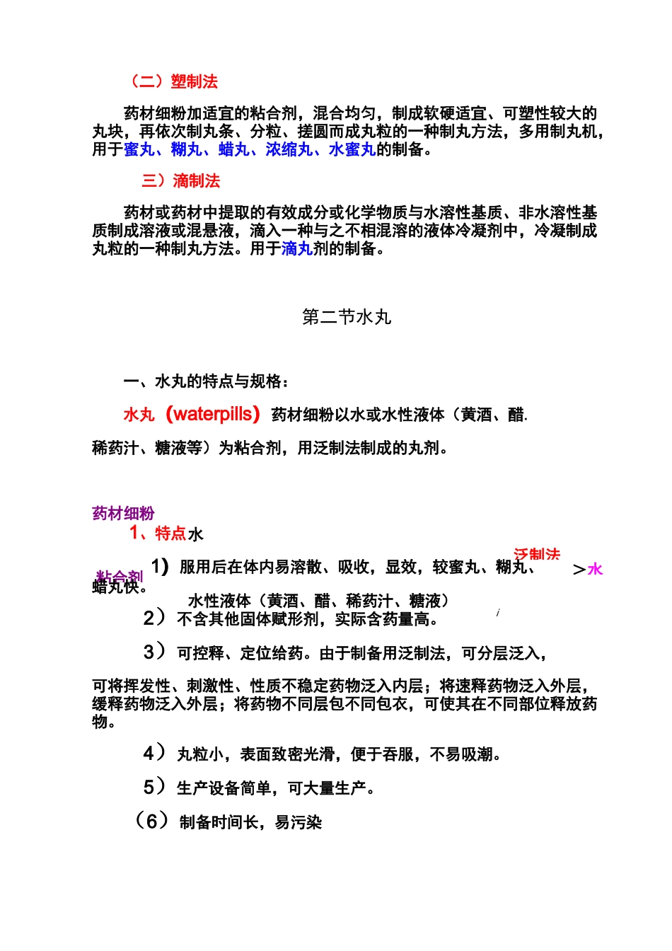 中药制剂丸剂培训教程_第2页