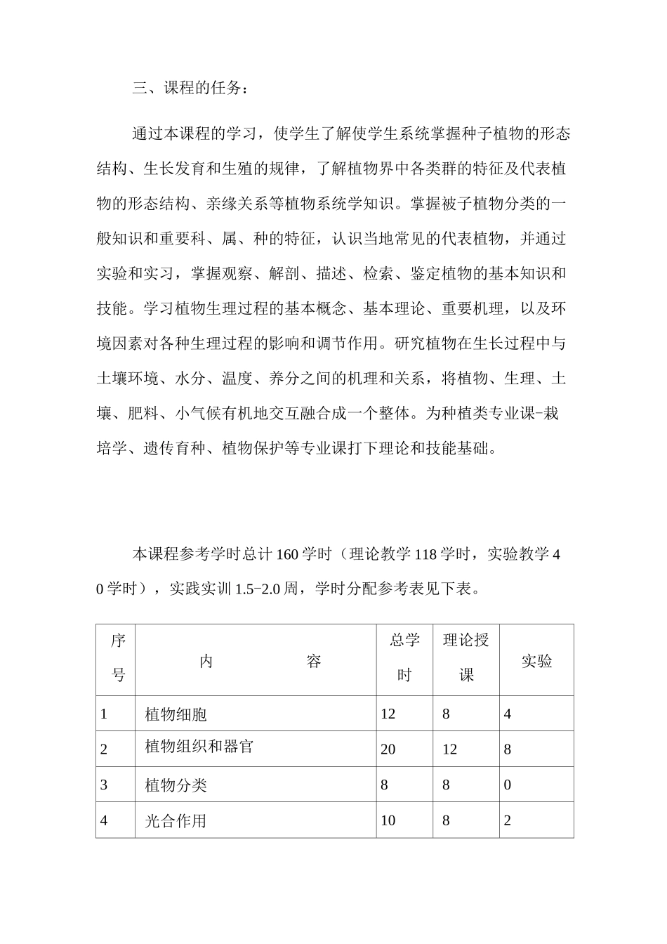 植物生长与环境教学大纲_第2页