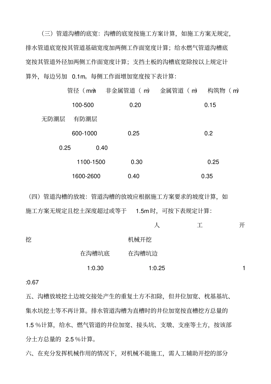 政工程工程量计算规则_第2页