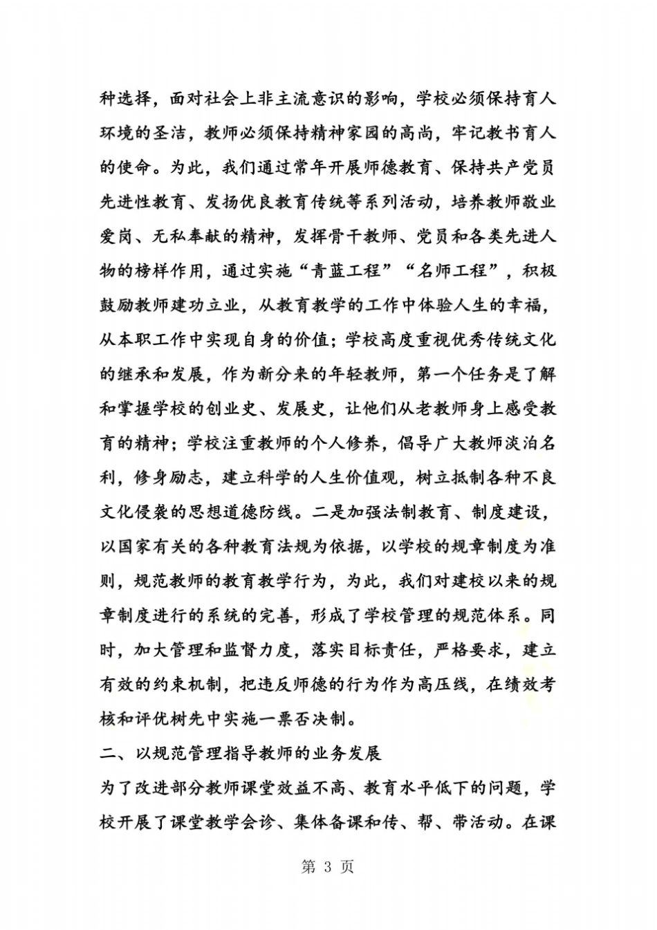 教师队伍建设总结_第3页