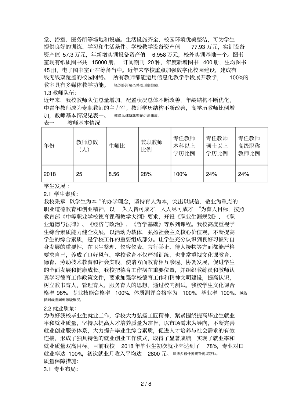 教育质量年报告2018001_第2页