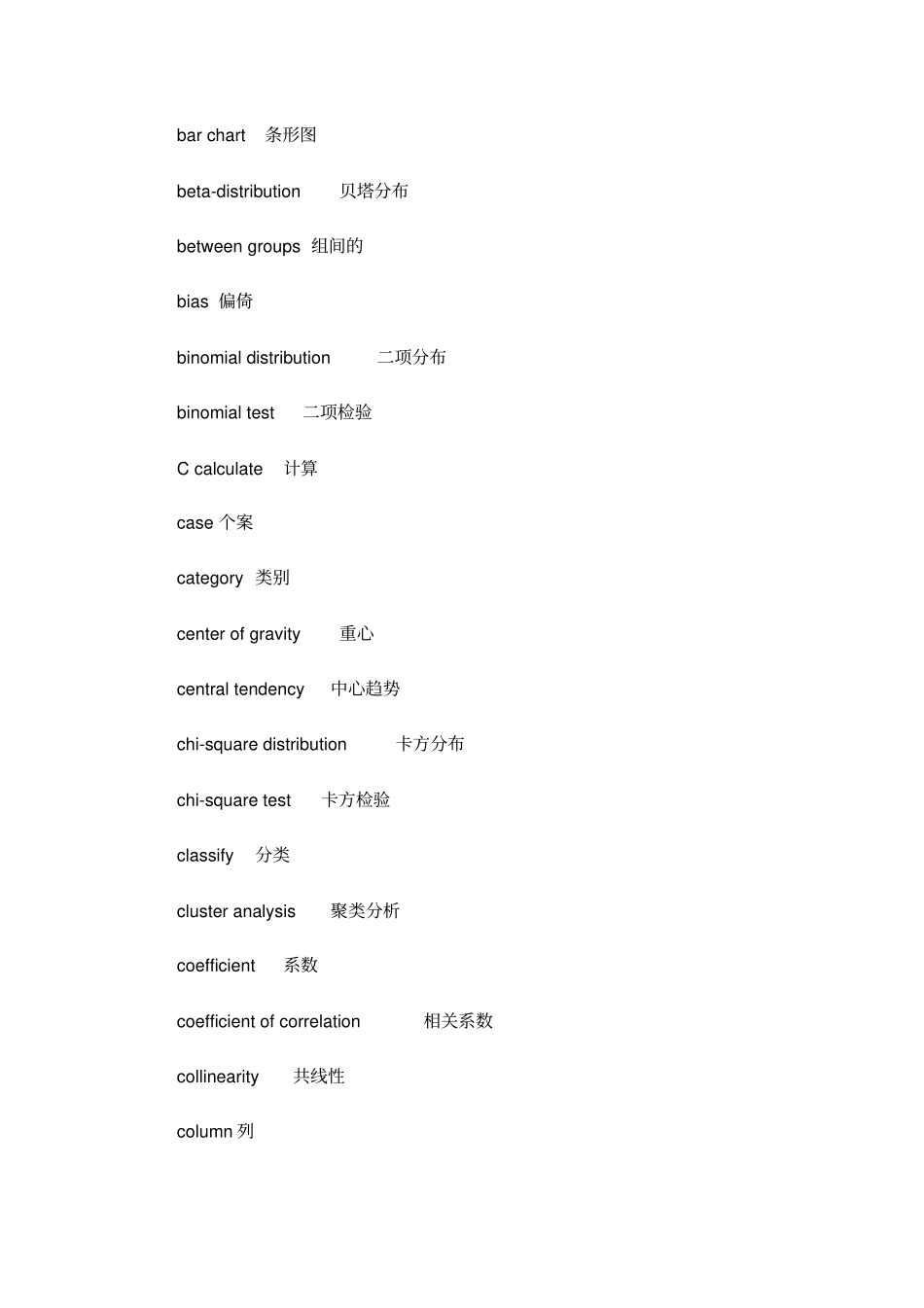 数学专业英语词汇英汉对照_第2页