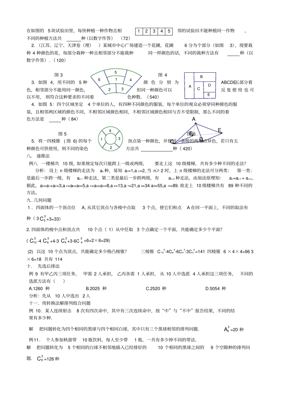 数学笔记排列组合_第3页