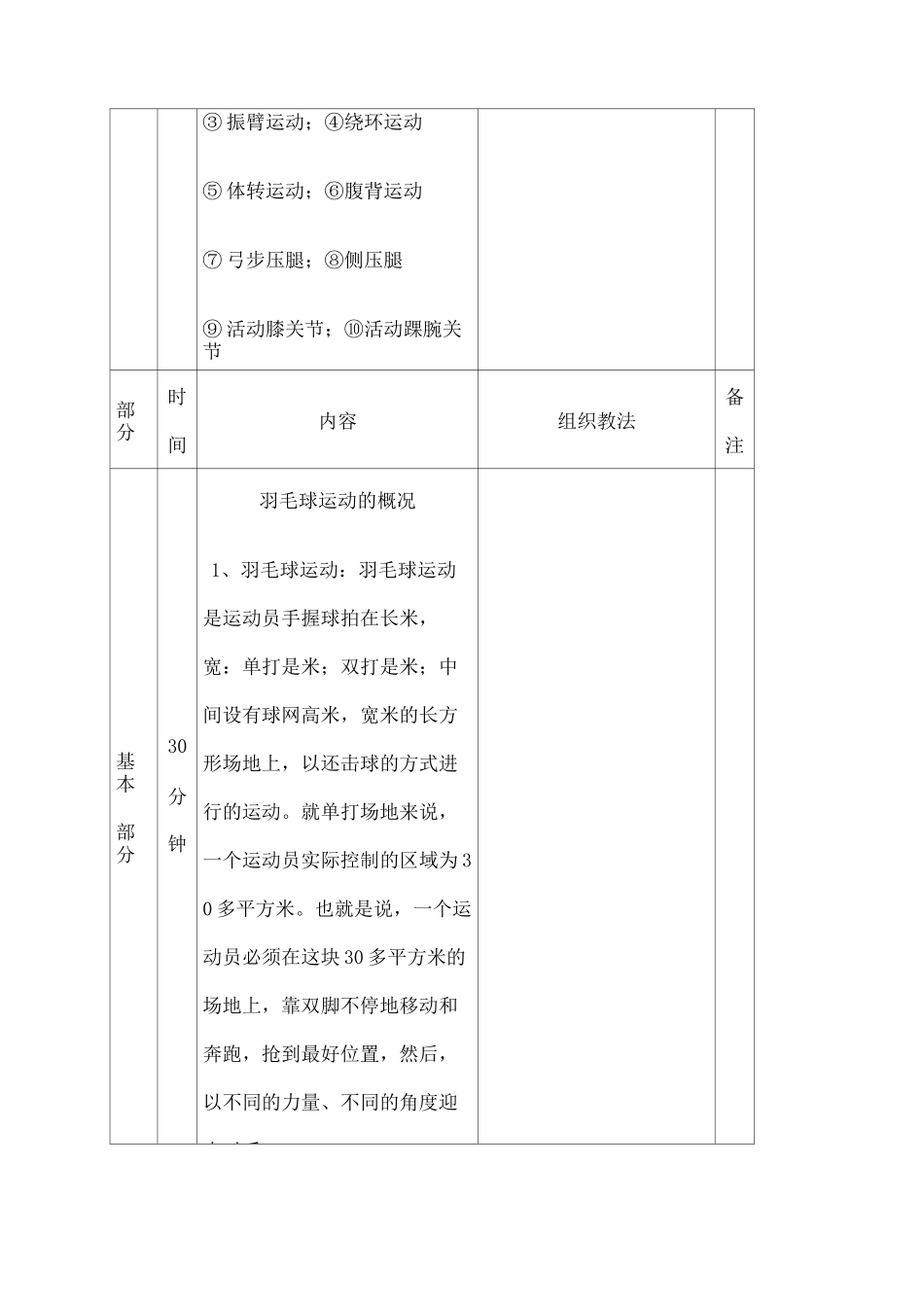 羽毛球教案全_第2页