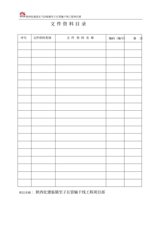 文明工地资料目录