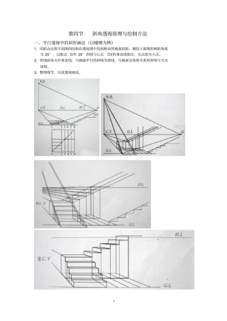 斜面透视原理与绘制方法