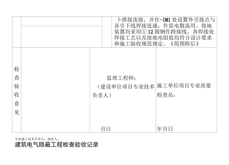 建筑电气隐蔽工程检查验收记录1_第3页