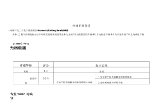护理_各类评分表