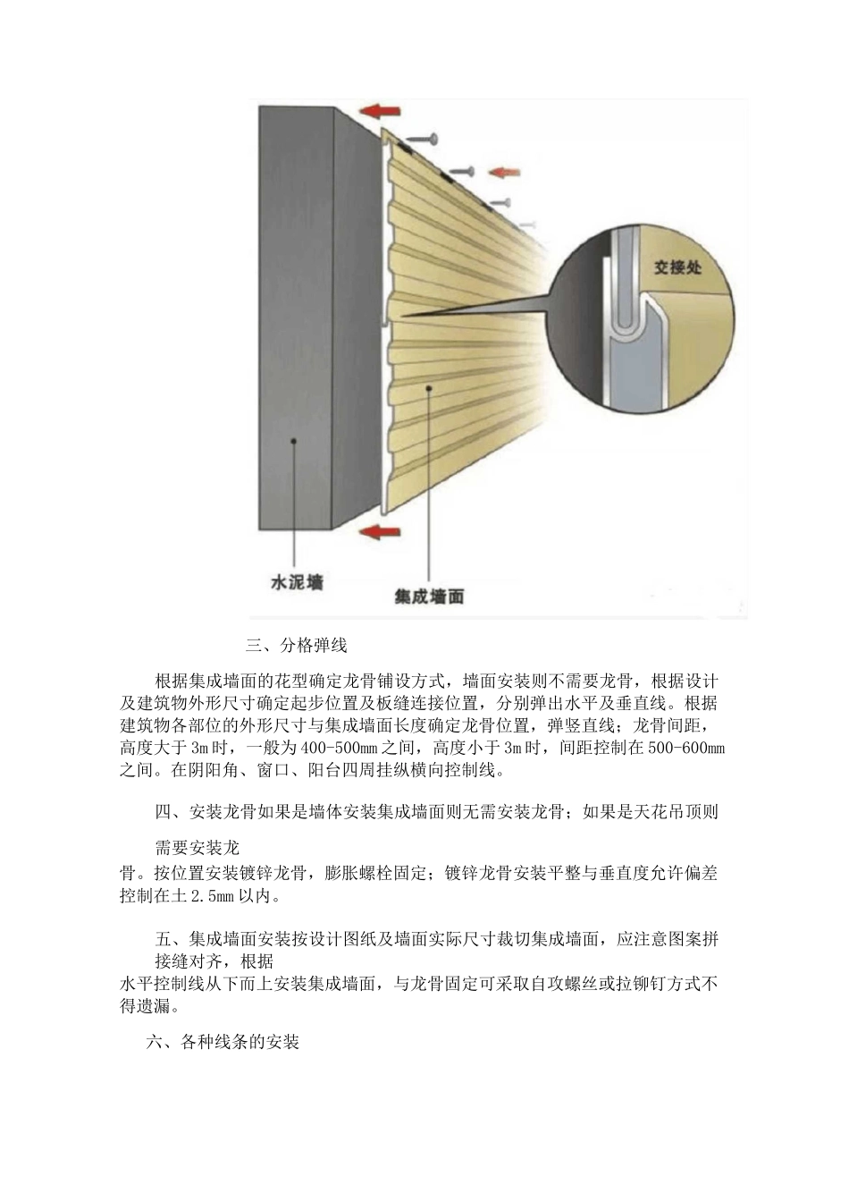 集成墙面安装的施工方法_第2页
