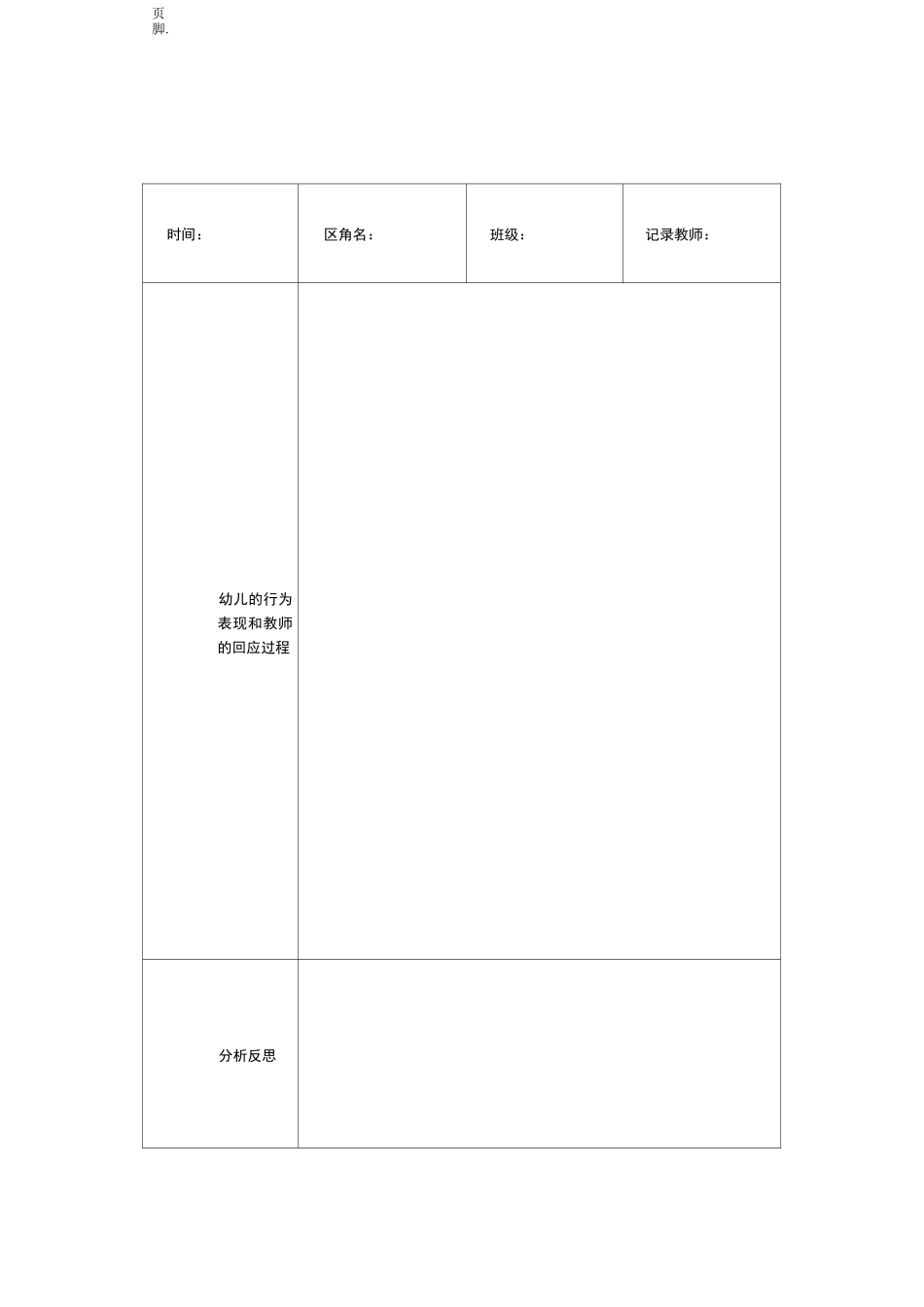 区域观察记录表_第2页