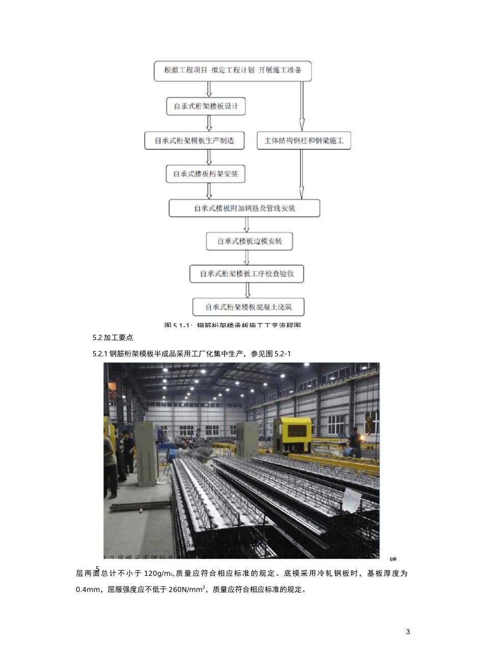 钢-混凝土组合梁框结构钢筋桁架楼承板施工工法_第3页