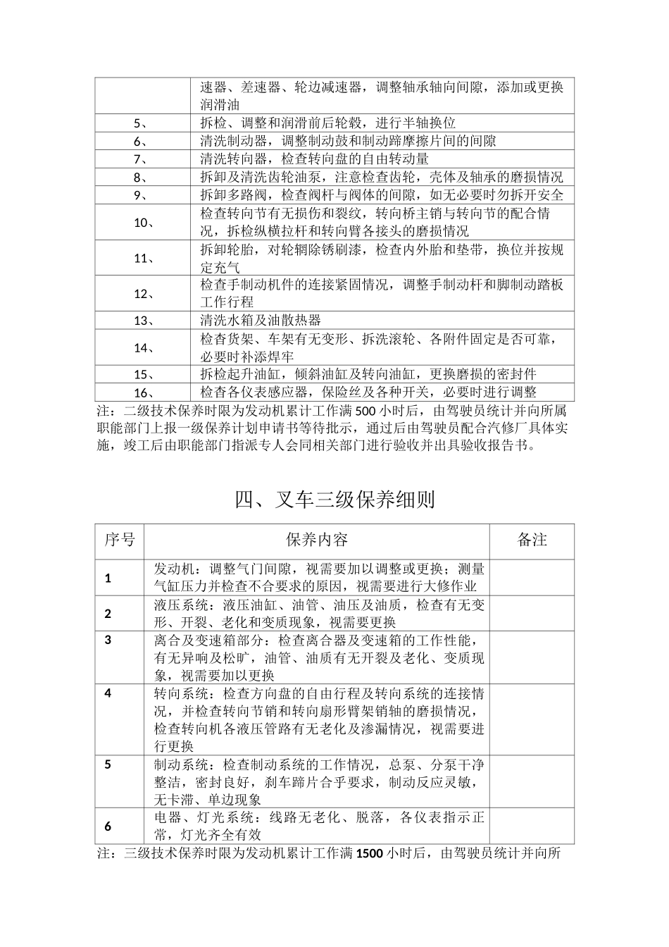叉车维护保养详细介绍_第3页
