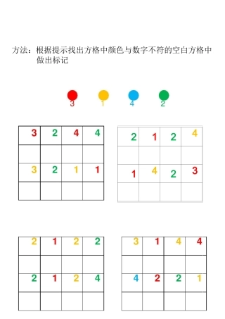 视觉反应能力训练