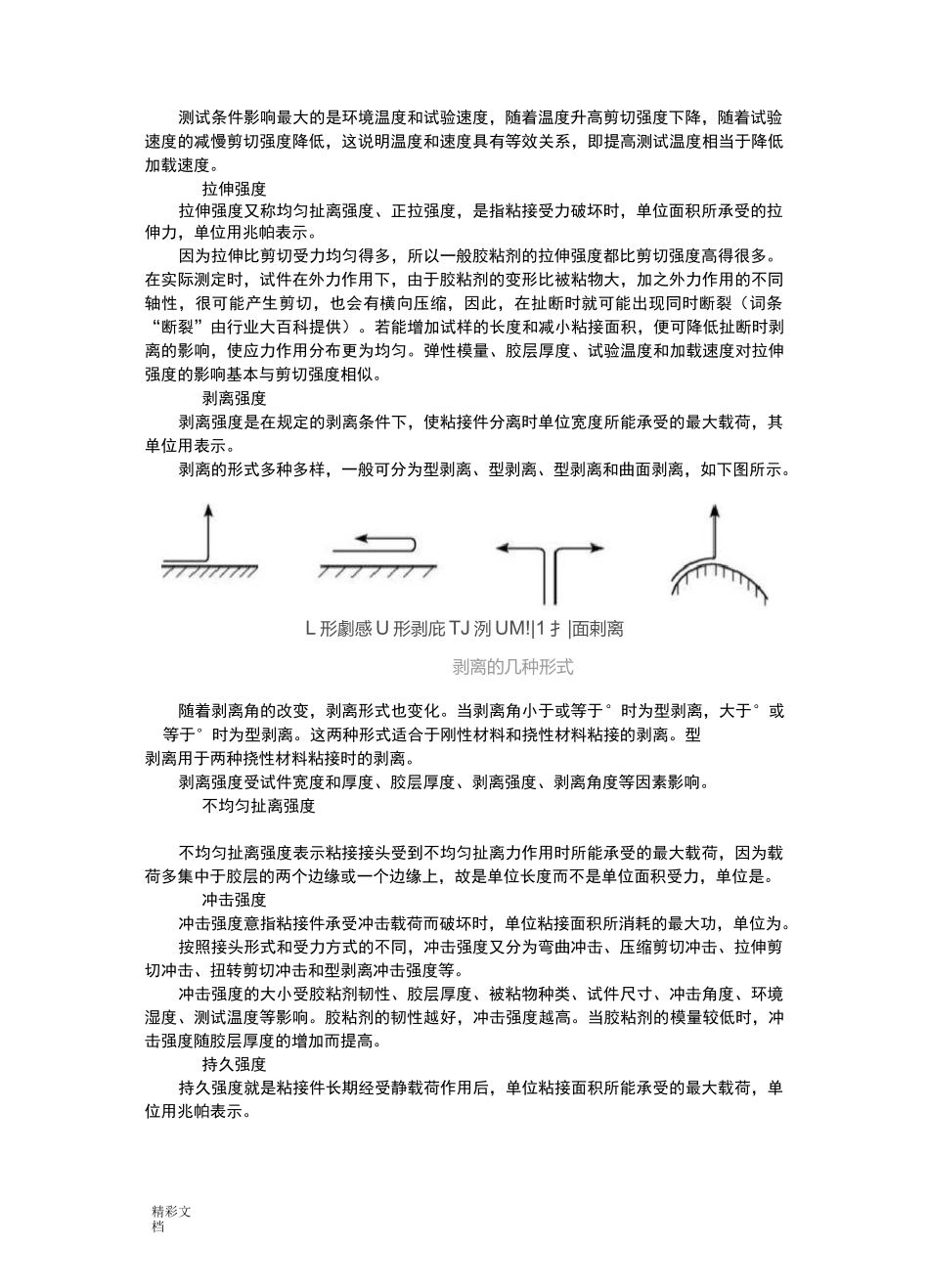 玻璃胶粘结强度地分类及测定_第2页
