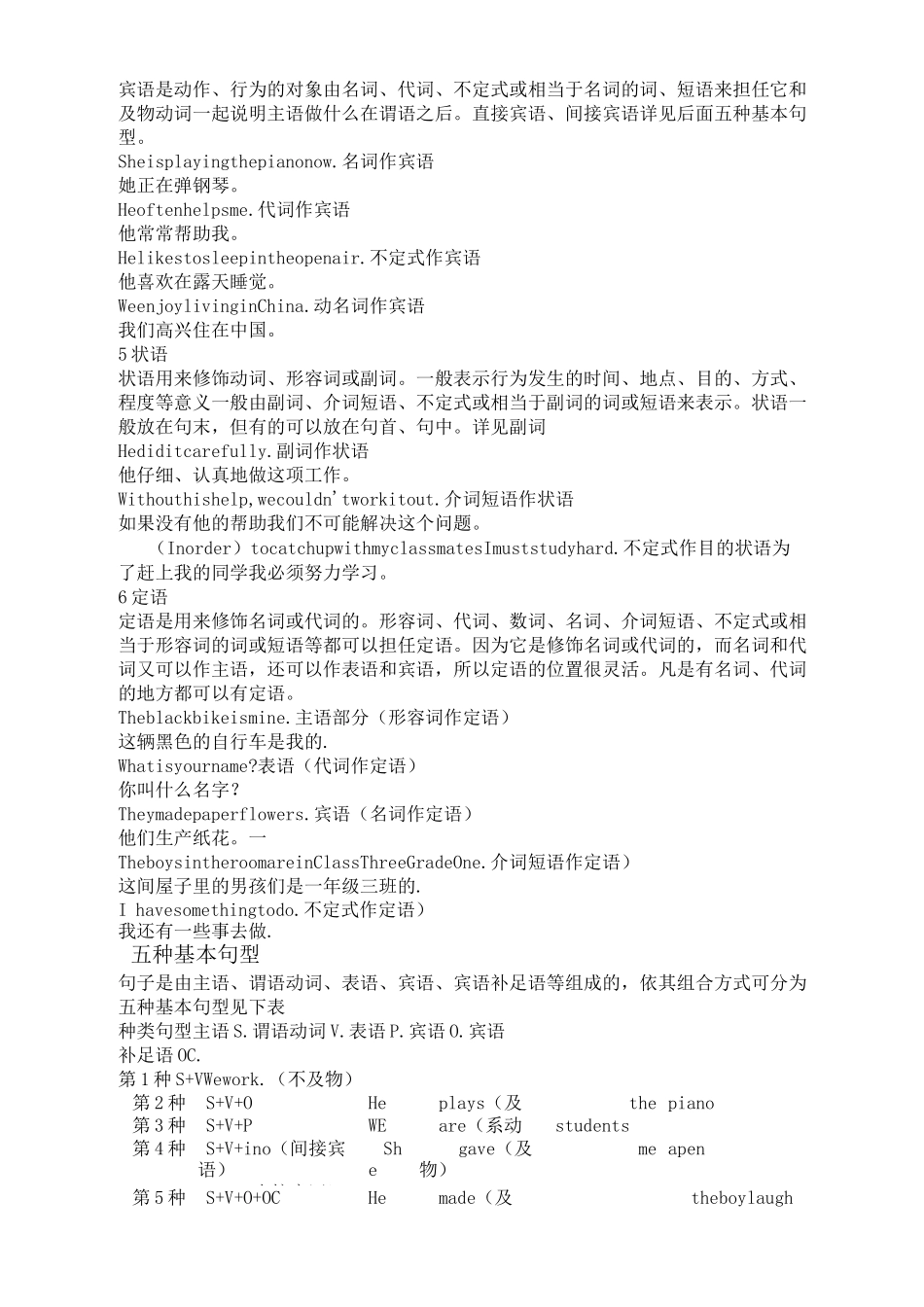 英语句子成分_第2页