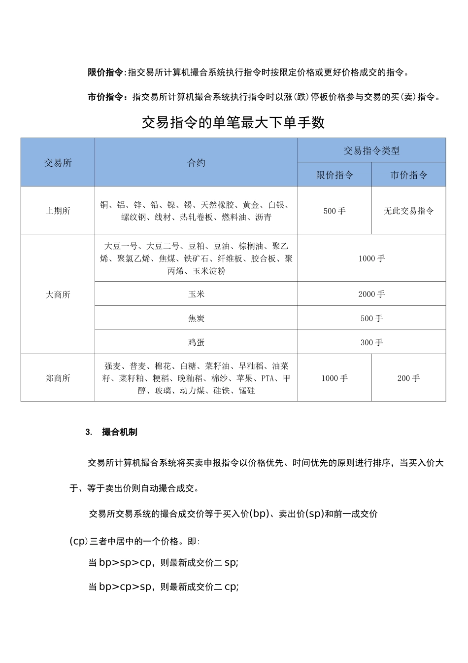 三大商品期货交易所规则要点整理_第2页