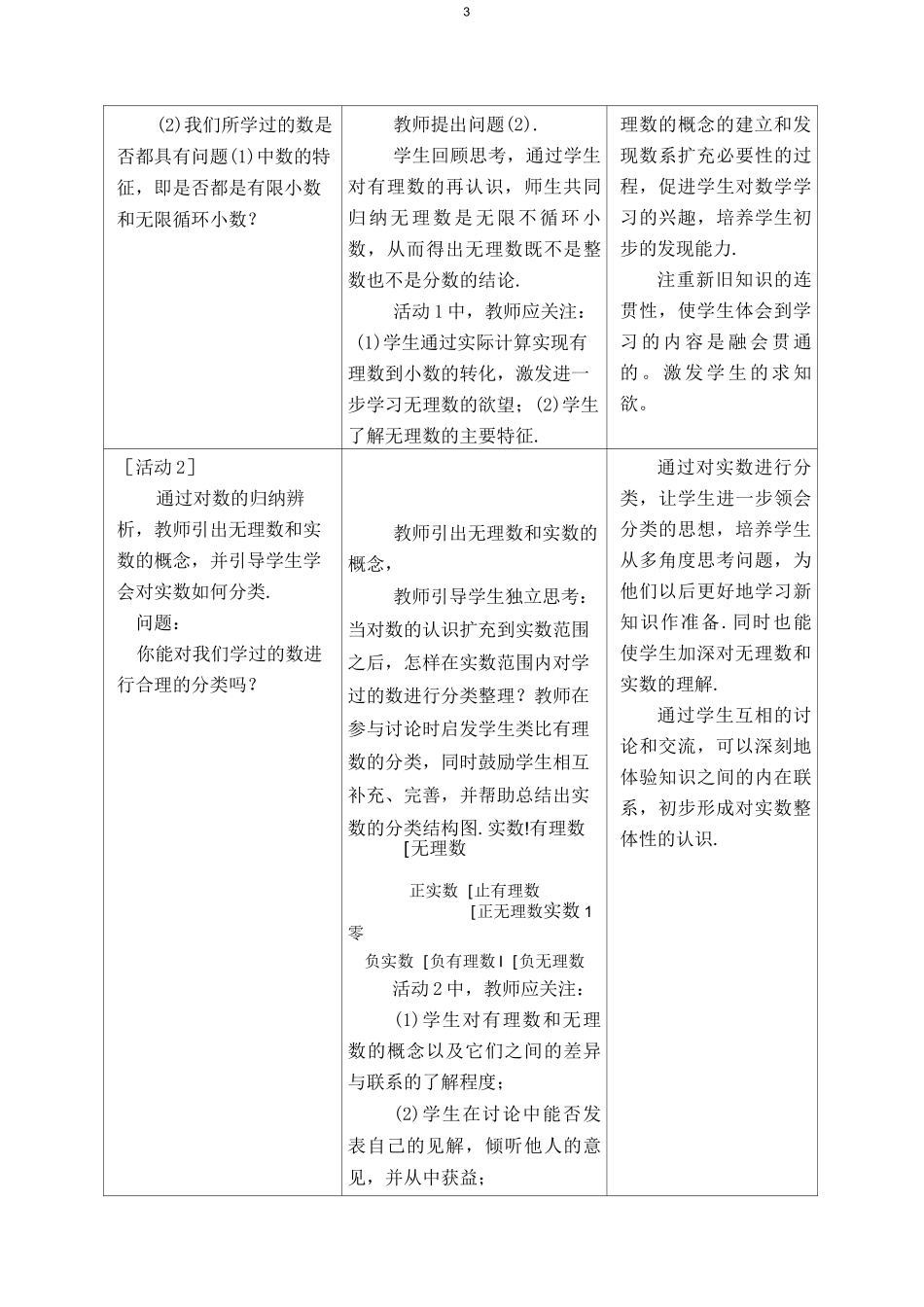 实数 说课稿_第3页