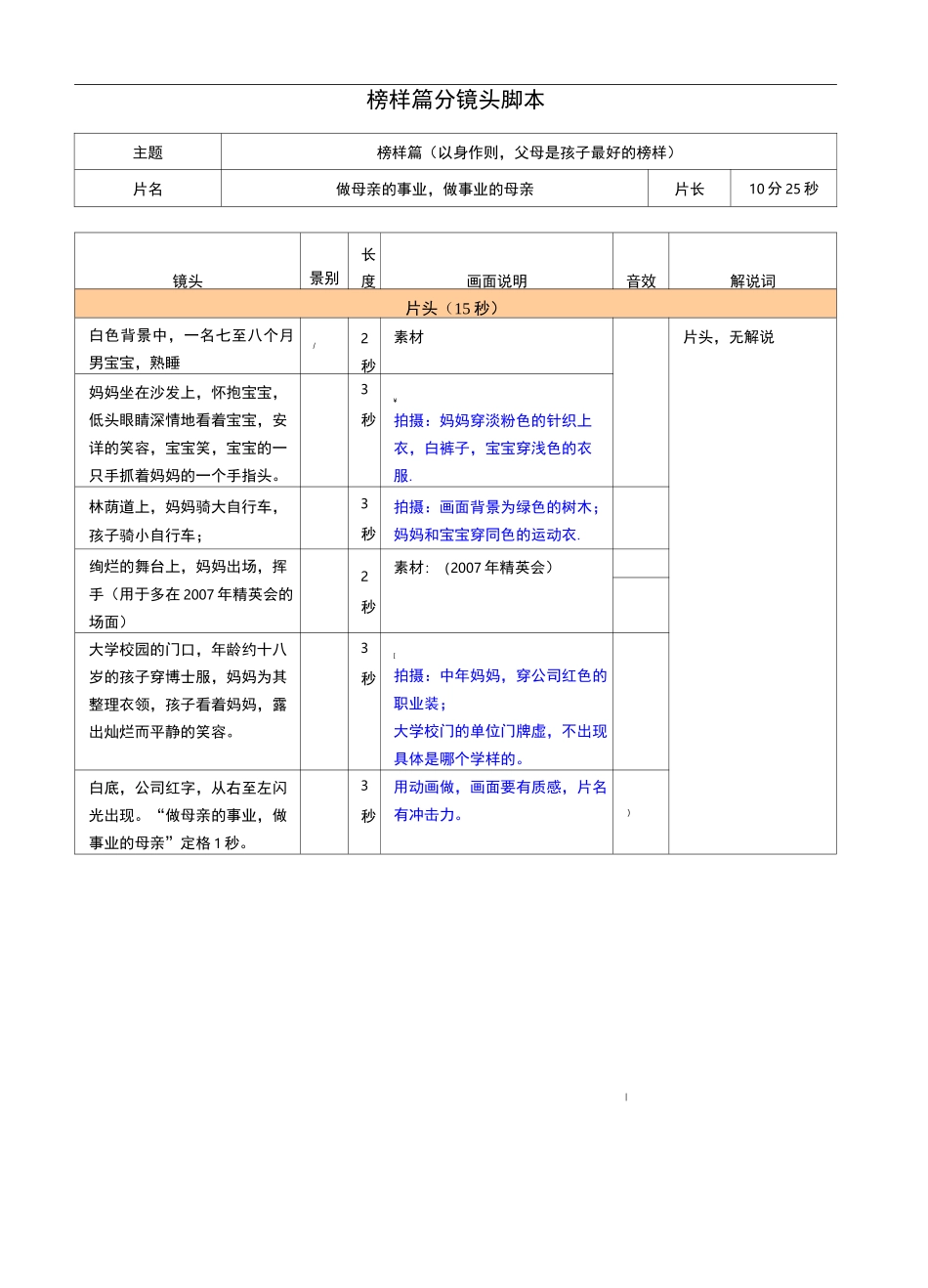 企业宣传片分镜头脚本_第1页