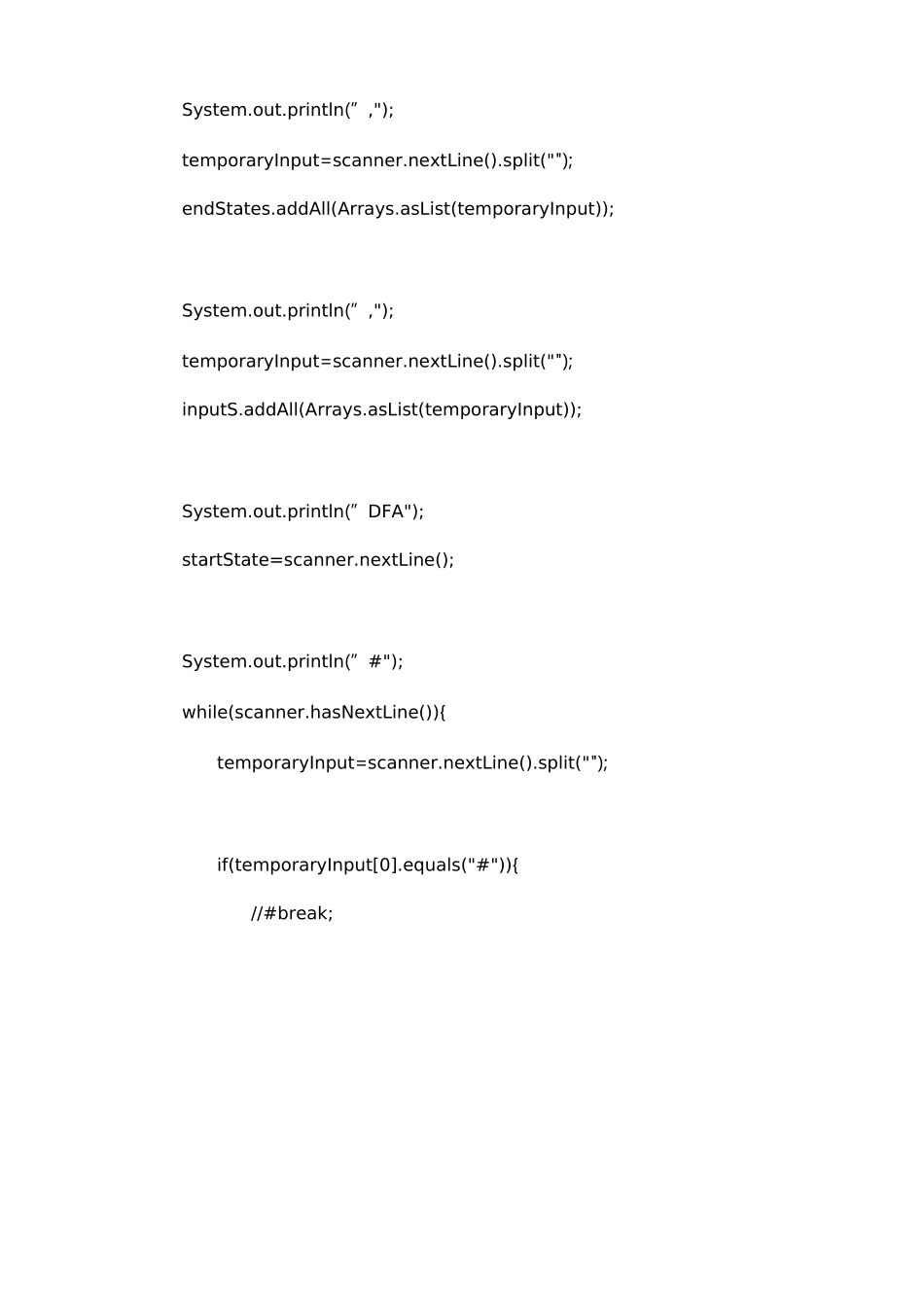 DFA化简代码java_第3页