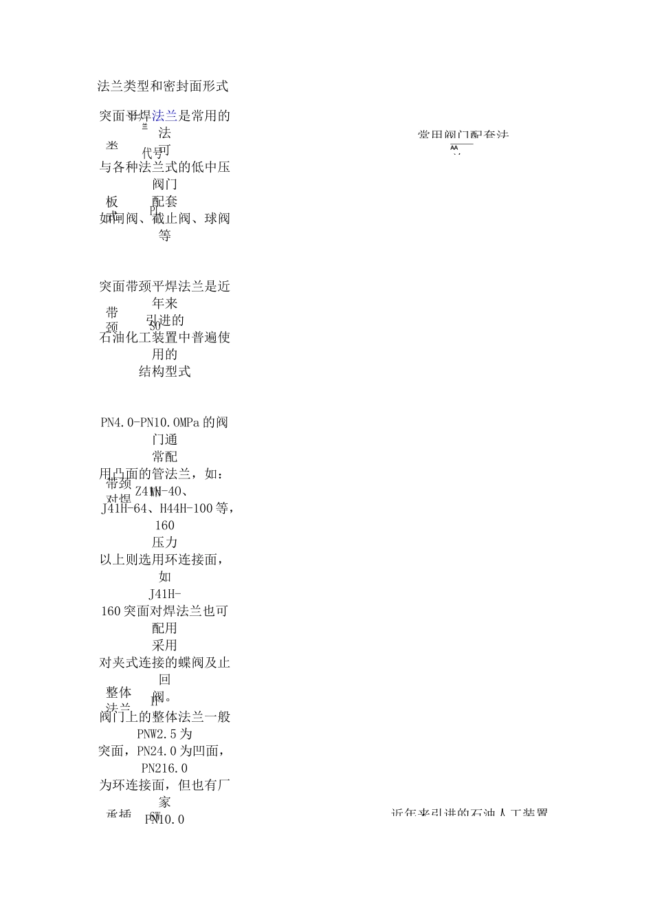 法兰类型和密封面形式_第1页