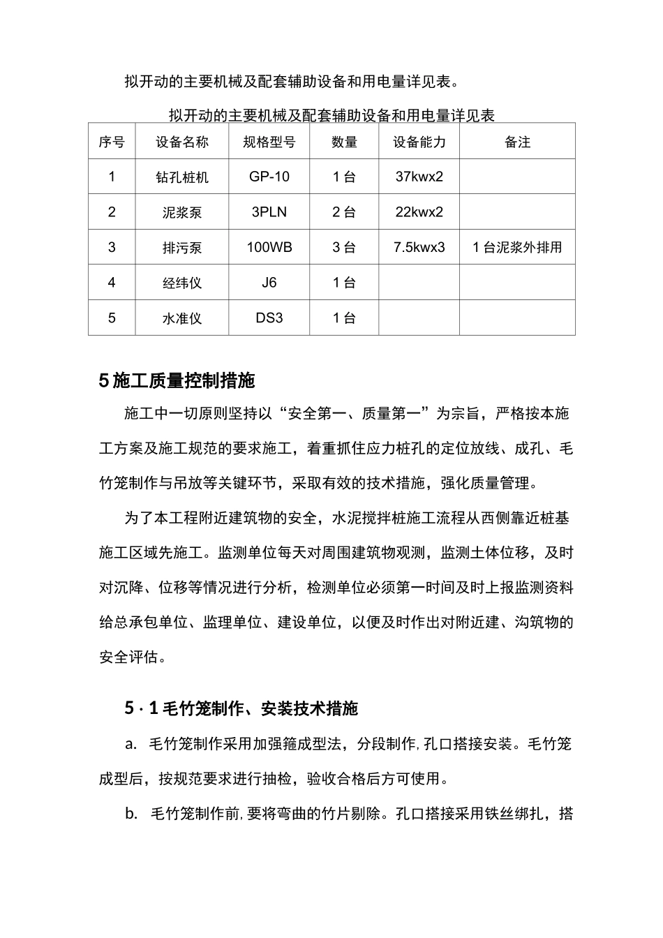 应力释放孔_施工方案_第3页