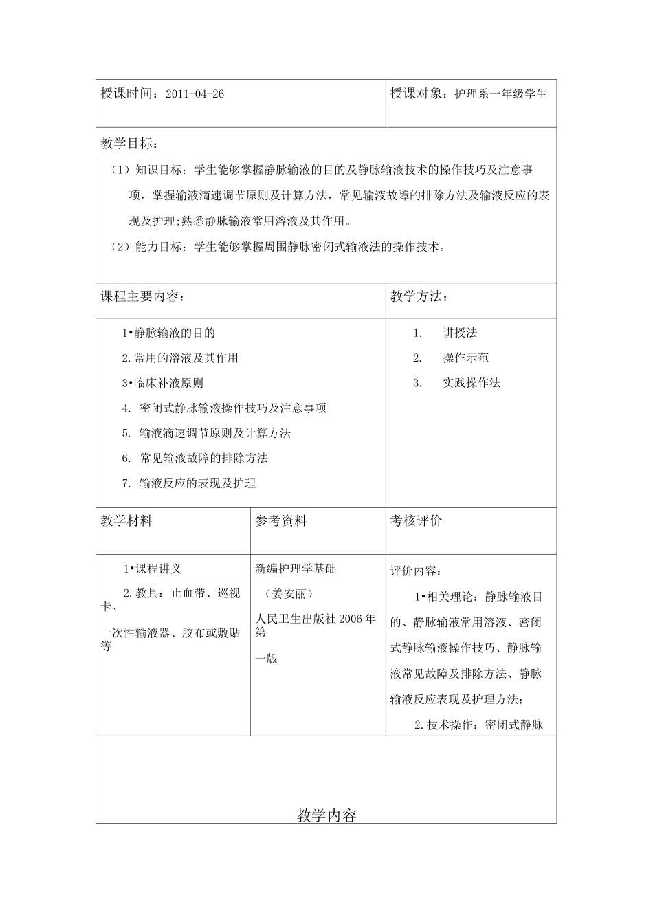 静脉输液教学教案_第2页