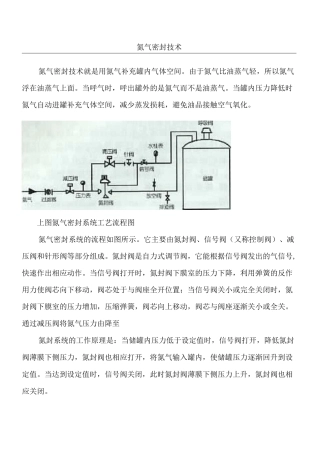 储罐氮气密封