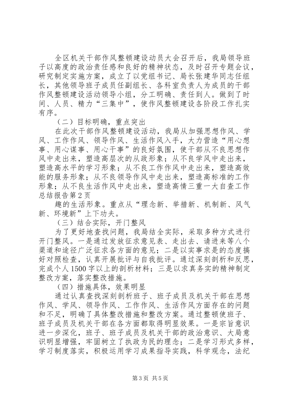 三重一大自查工作总结报告 _第3页