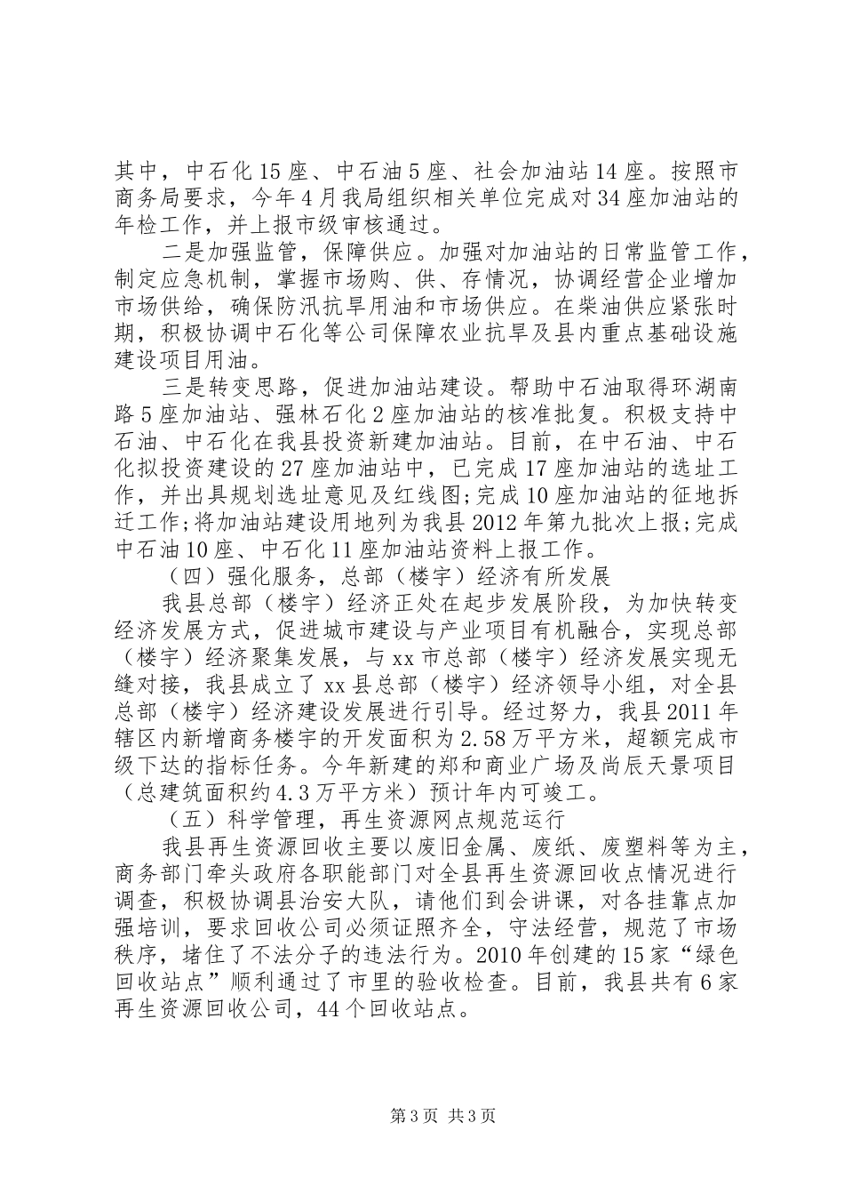 商务局工作总结 (25)_第3页