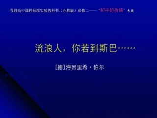 流浪人-你若到斯巴