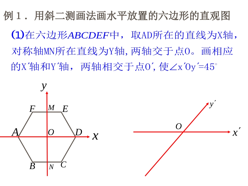 1.2.3-空间几何体的直观图_第2页
