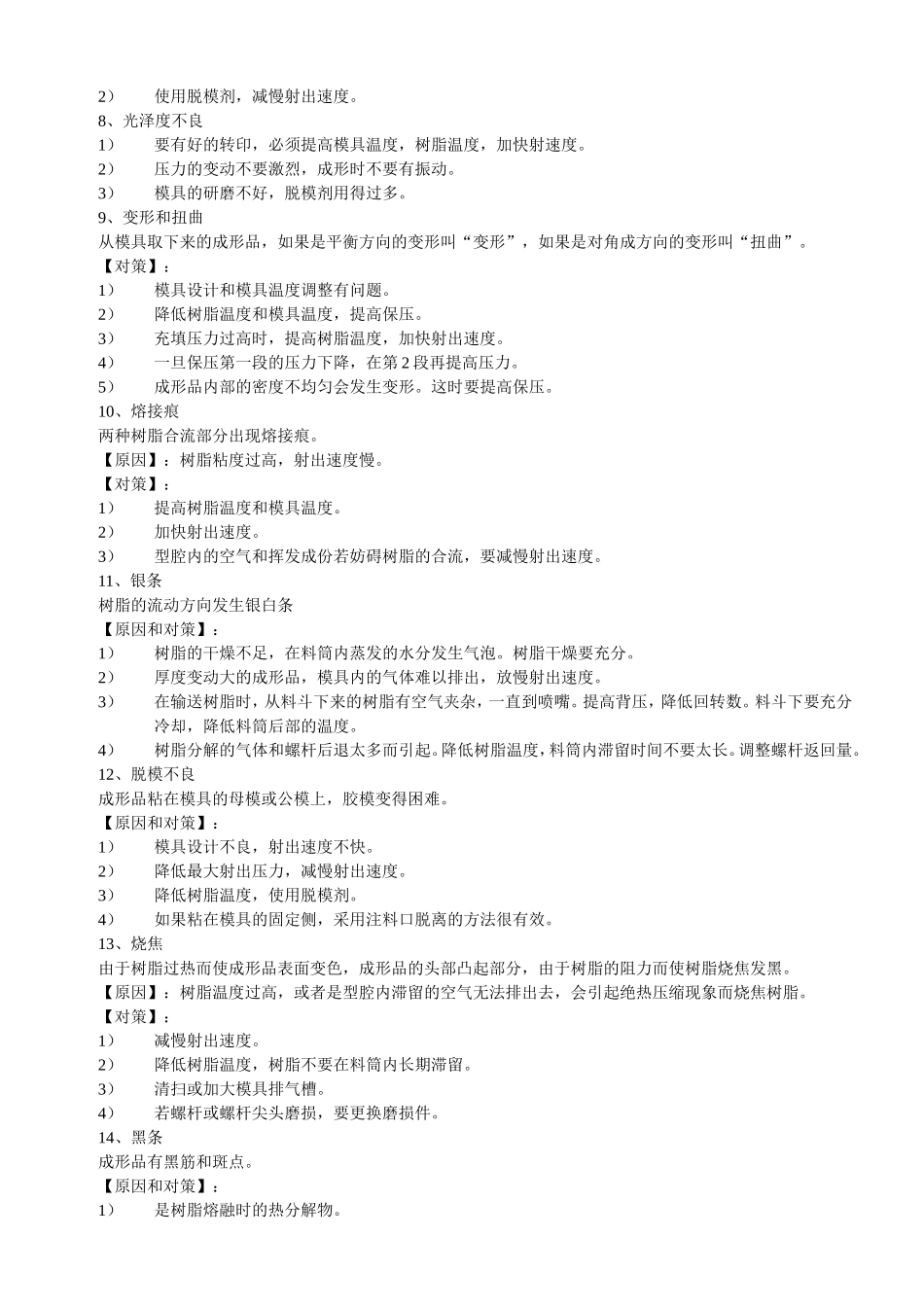 成型及模具的不良对策_第3页