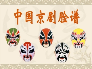 中国京剧脸谱