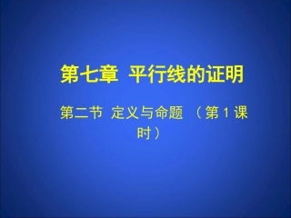 2.1-定义与命题(第1课时)-演示文稿