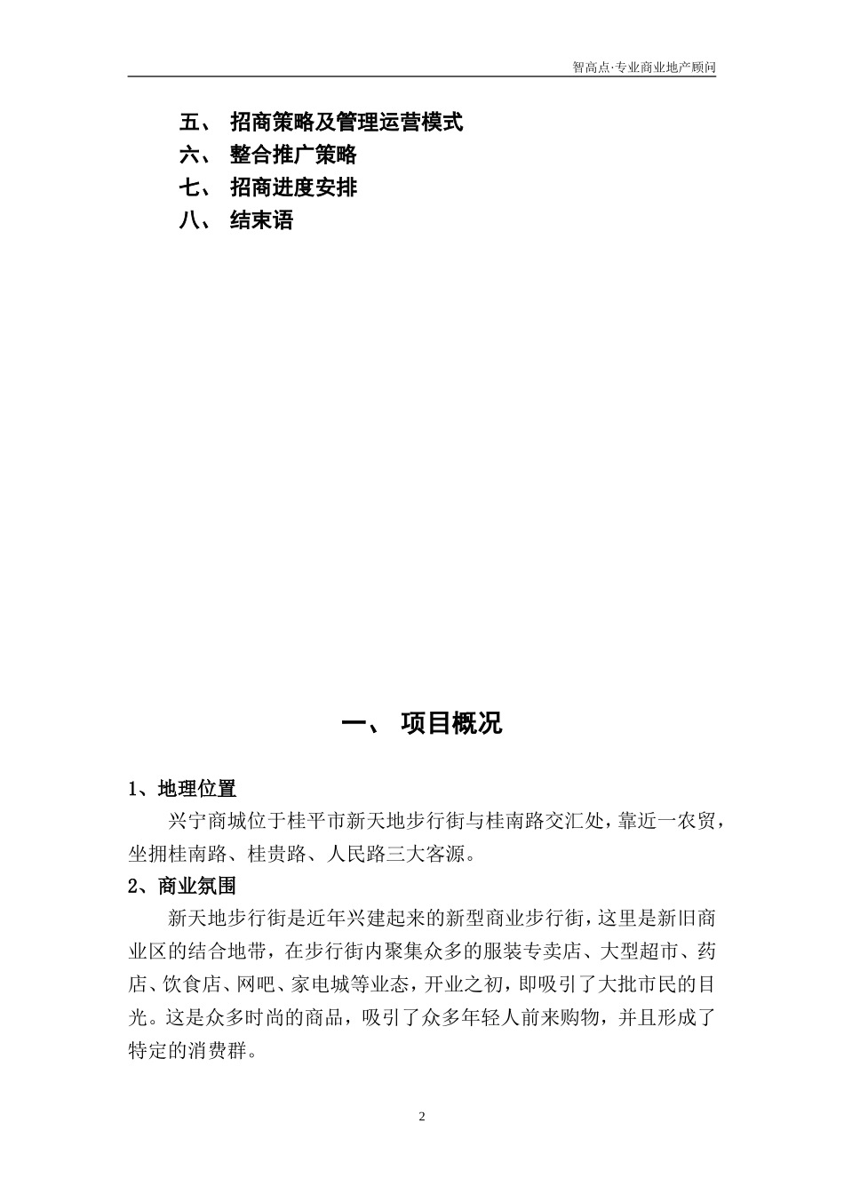 兴宁商城招商策划方案_第2页