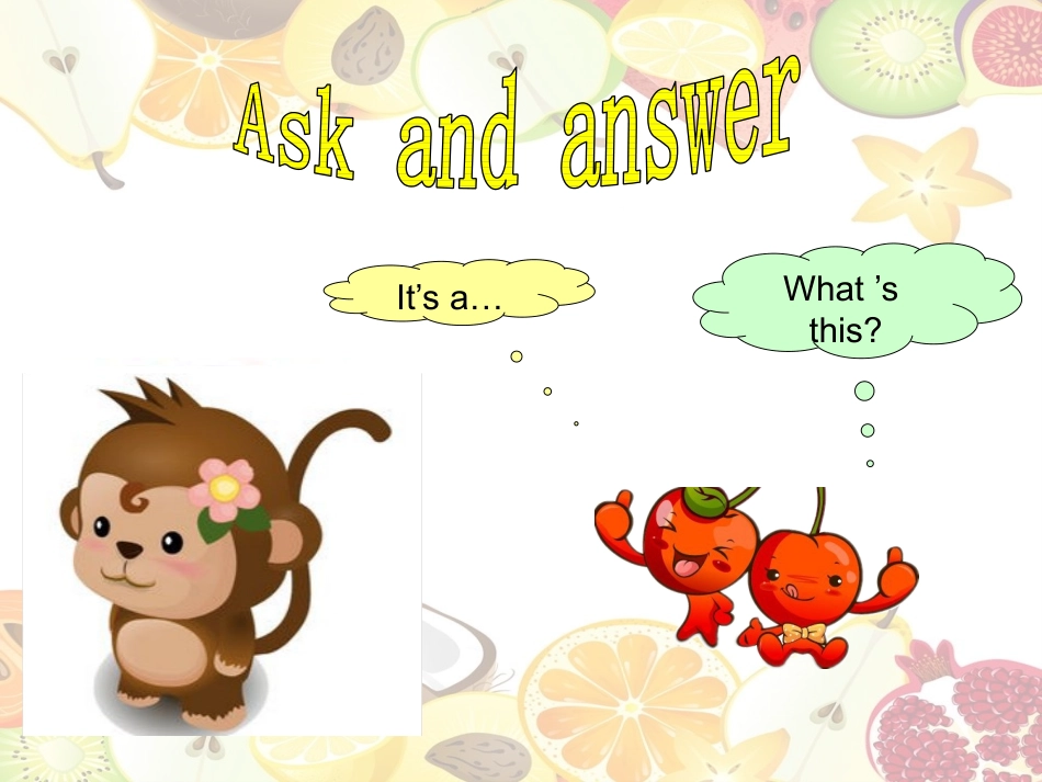 小学英语三年级下册第五单元第1课时(P49)_第3页