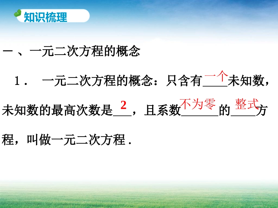 一元二次方程的复习-(2)_第2页