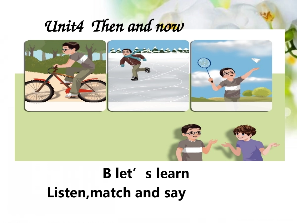 Unit4PartBLetslearn公开课_第1页
