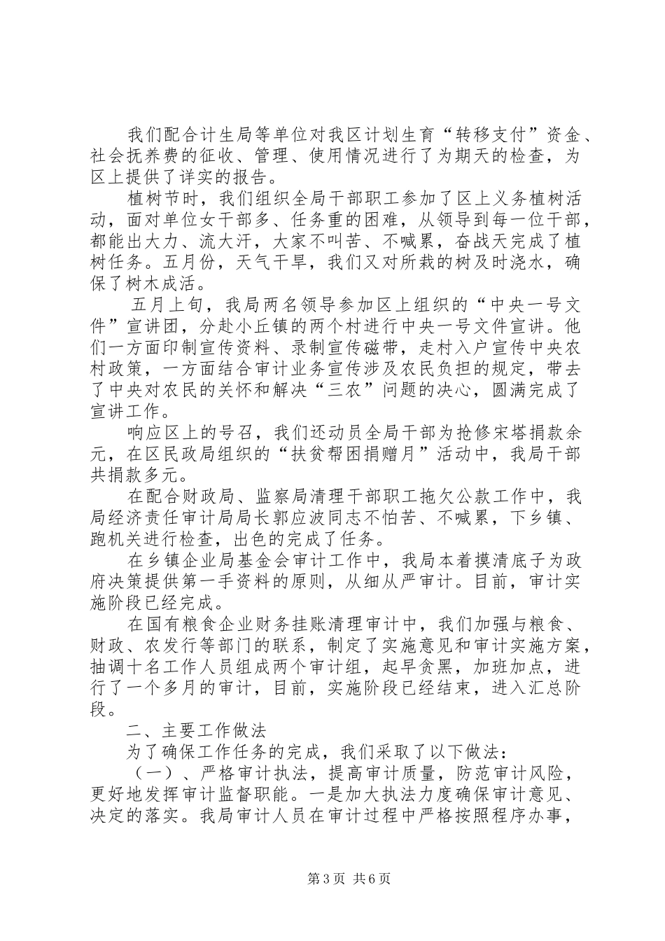 区审计局工作的总结 _第3页