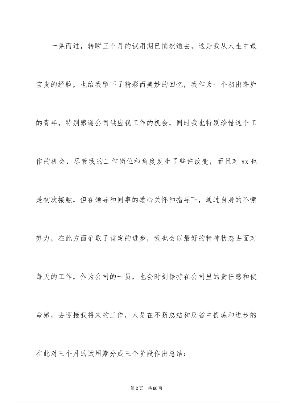 2024公司新员工试用期工作总结_6_第2页